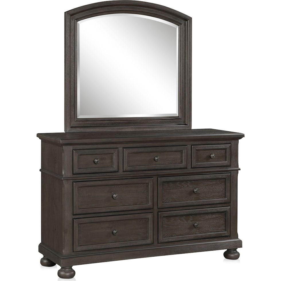 hanover youth bedroom dark brown  pc full bedroom   