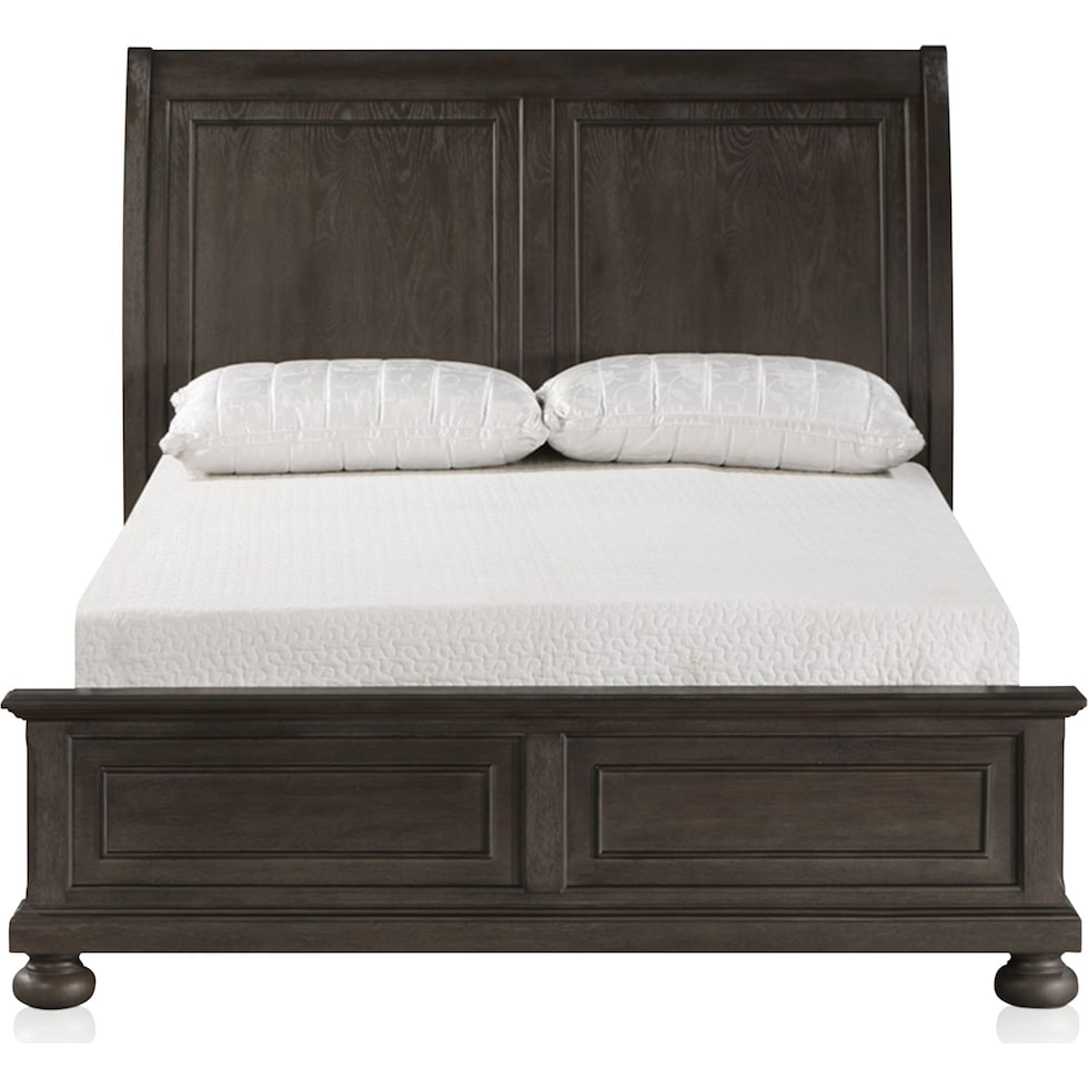 hanover youth bedroom dark brown  pc full bedroom   