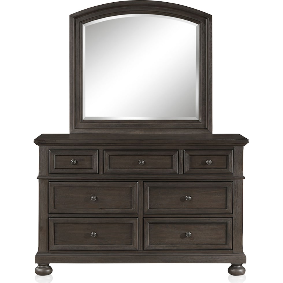 hanover youth bedroom dark brown  pc full bedroom   