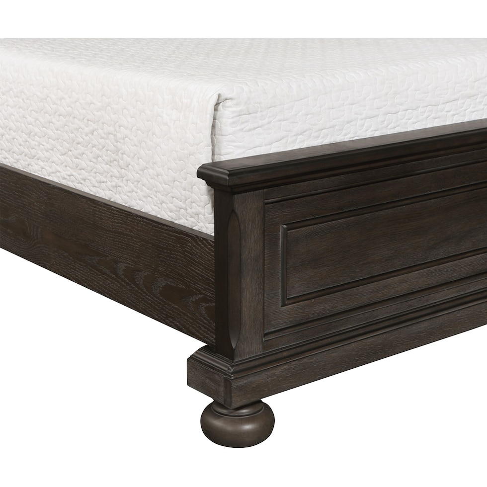 hanover youth bedroom dark brown  pc full bedroom   