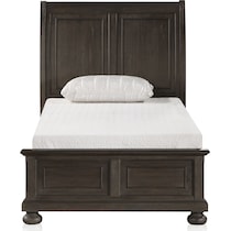 hanover youth bedroom dark brown  pc twin bedroom   