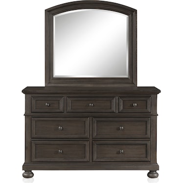 Hanover Youth Dresser and Mirror - Tobacco
