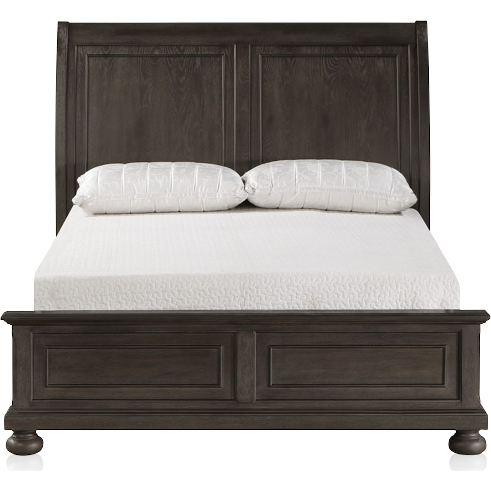 hanover youth bedroom dark brown full bed   