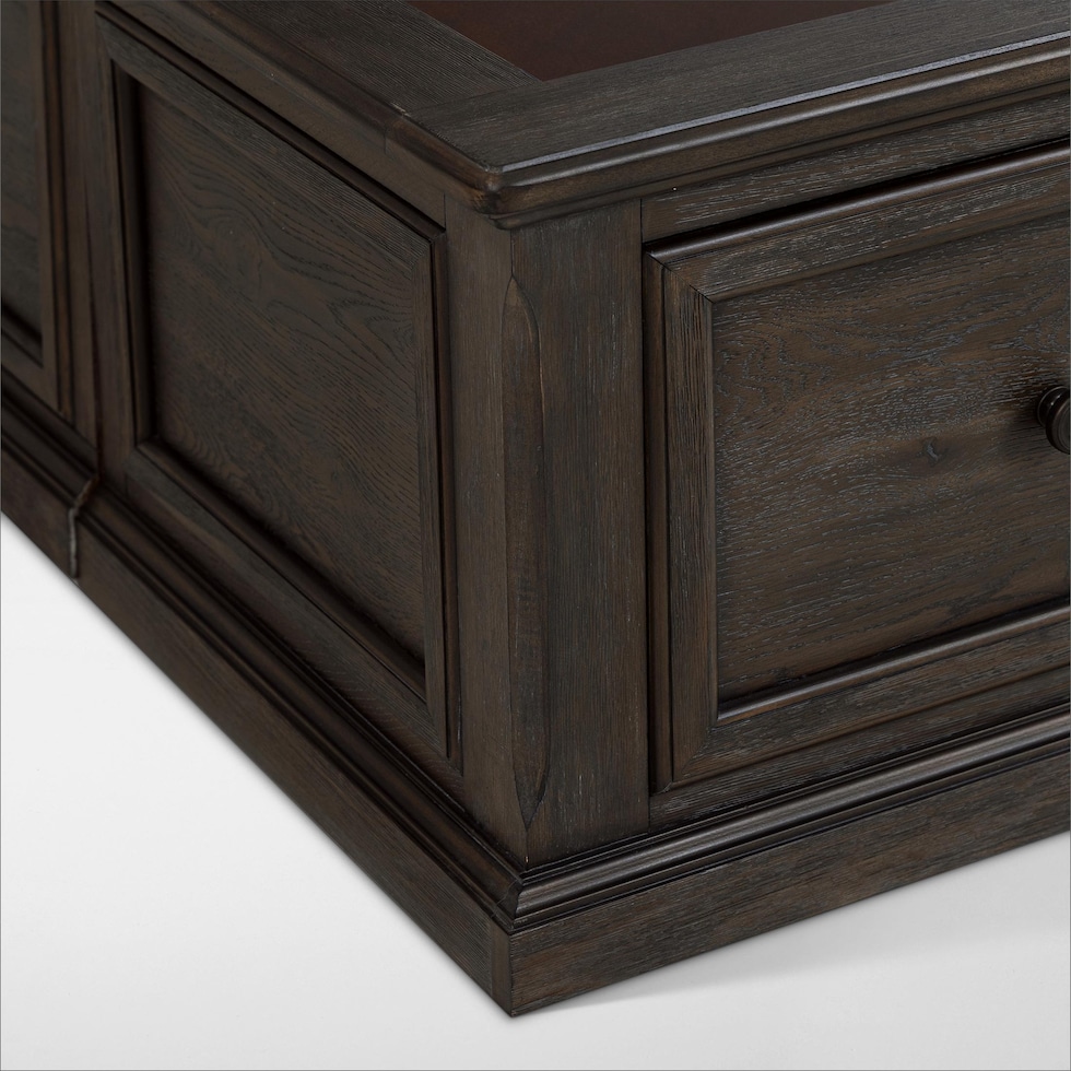 hanover youth bedroom dark brown full bed   