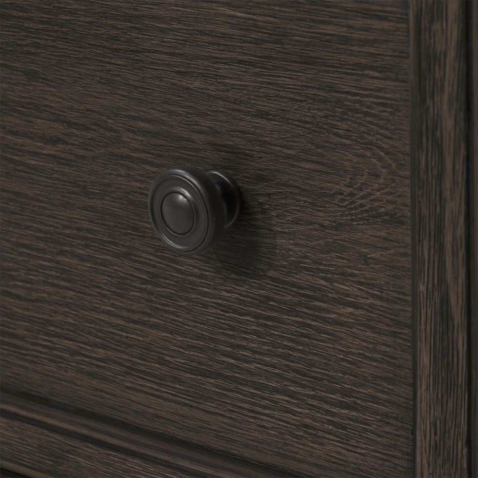 hanover youth bedroom dark brown twin bed   