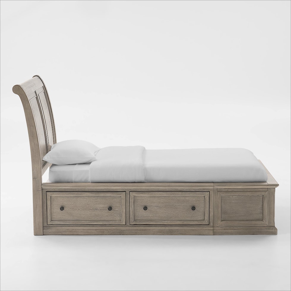 hanover youth bedroom light brown  pc twin bedroom   