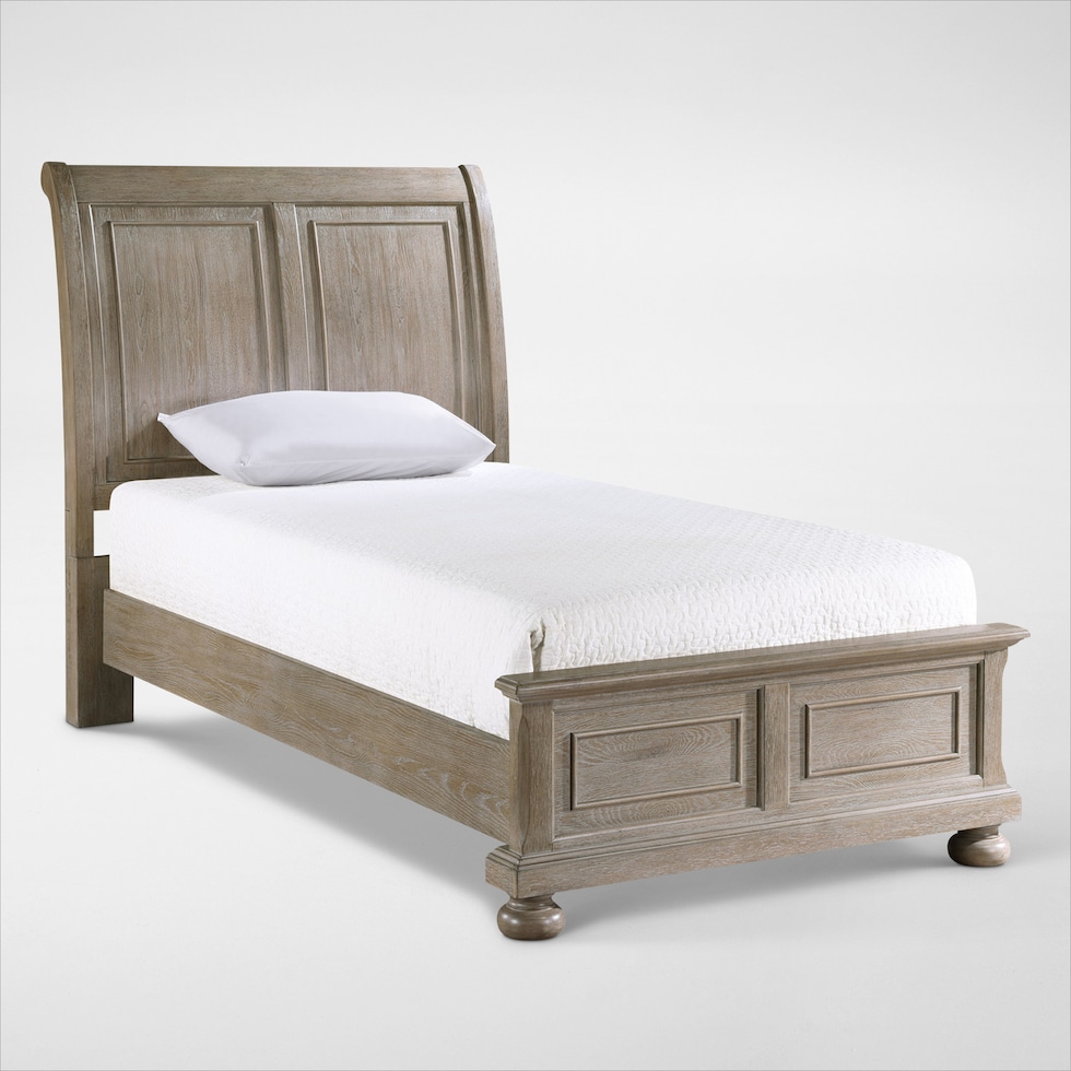 hanover youth bedroom light brown  pc twin bedroom web   