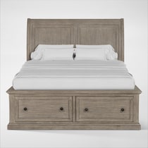 hanover youth bedroom light brown full bed   