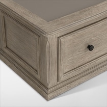 hanover youth bedroom light brown full bed   
