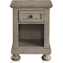 hanover youth bedroom light brown nightstand   