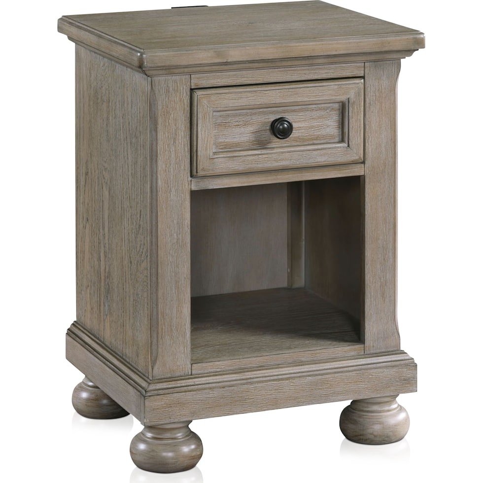 hanover youth bedroom light brown nightstand web   