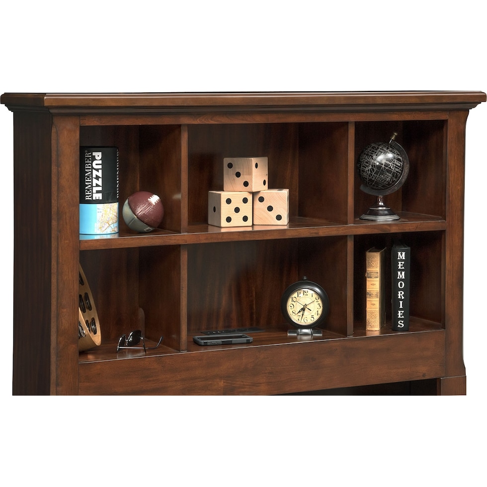 hanover youth cherry bookcase dark brown full bookcase bed   