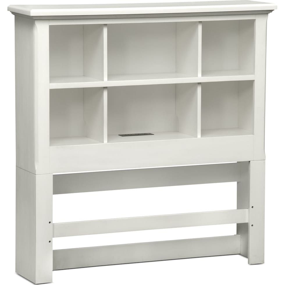 hanover youth white bookcase white  pc full bedroom   