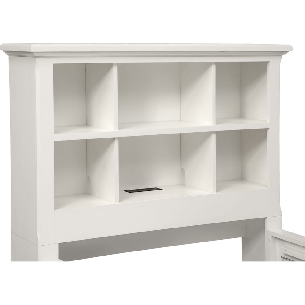 hanover youth white bookcase white  pc full bedroom   