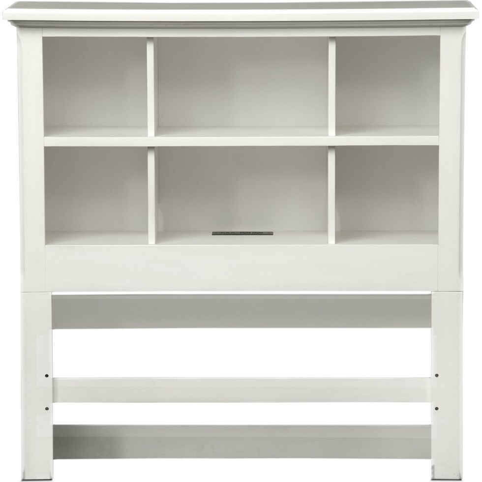 hanover youth white bookcase white  pc full bedroom   
