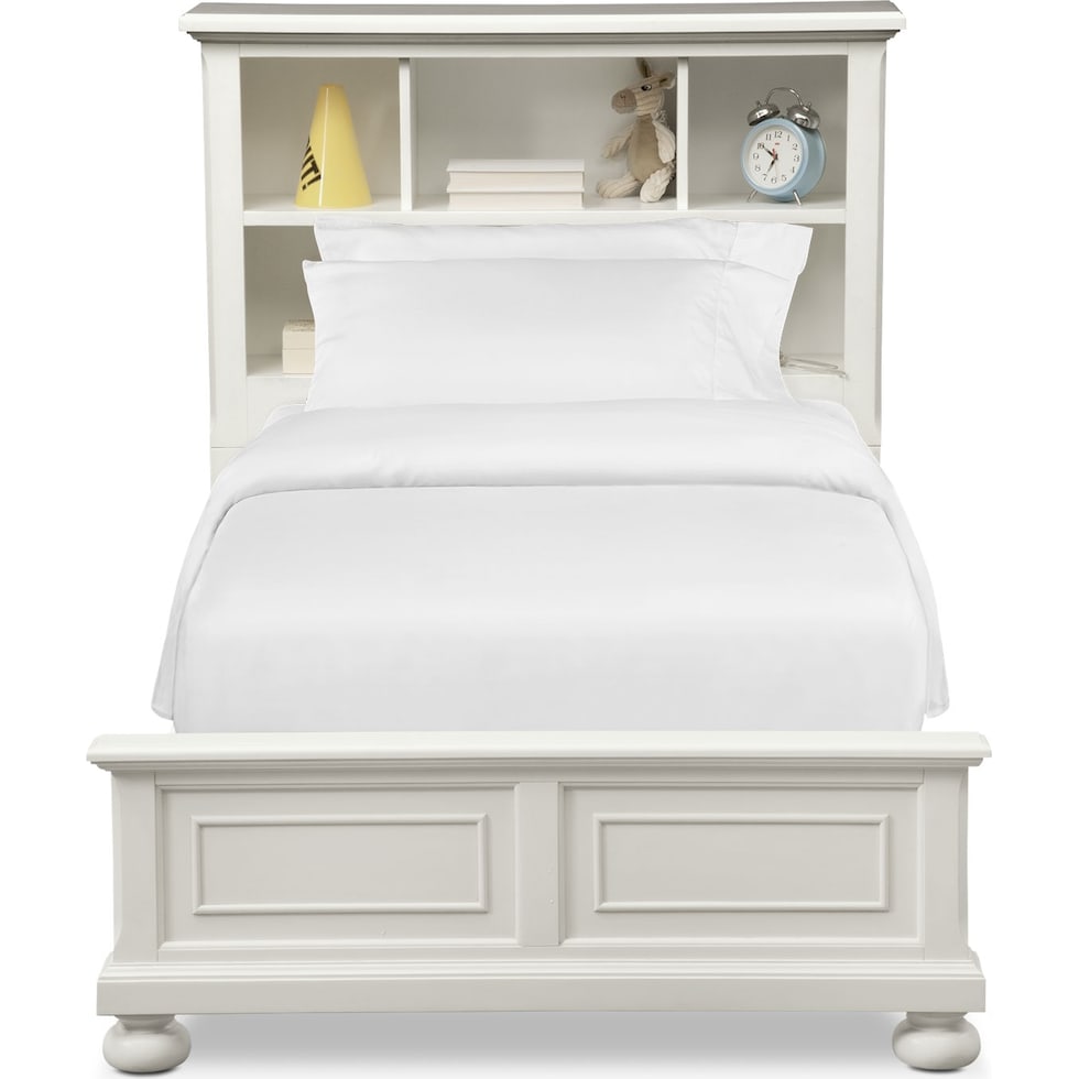 hanover youth white bookcase white full bookcase bed   