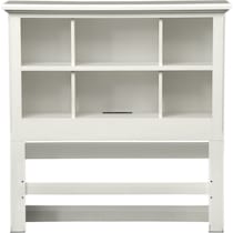 hanover youth white bookcase white twin bookcase bed   