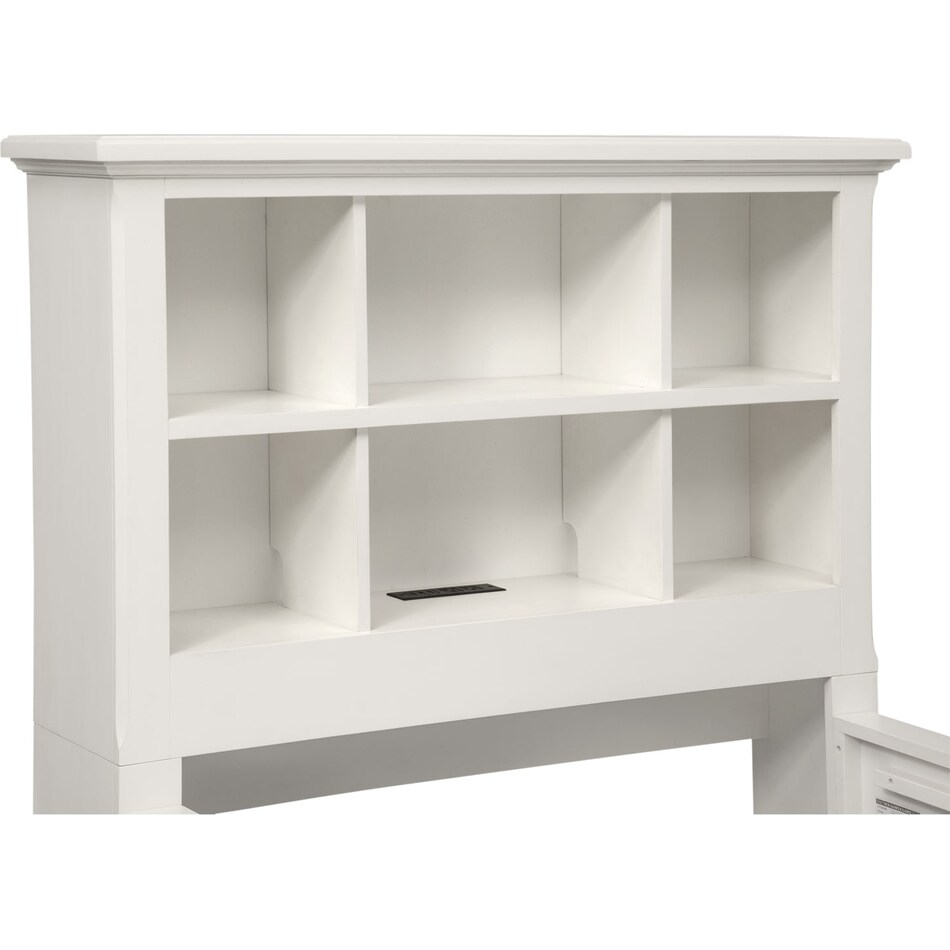 hanover youth white bookcase white twin bookcase bed   