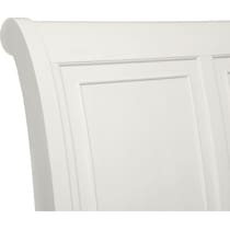 hanover youth white white full bed w storage   