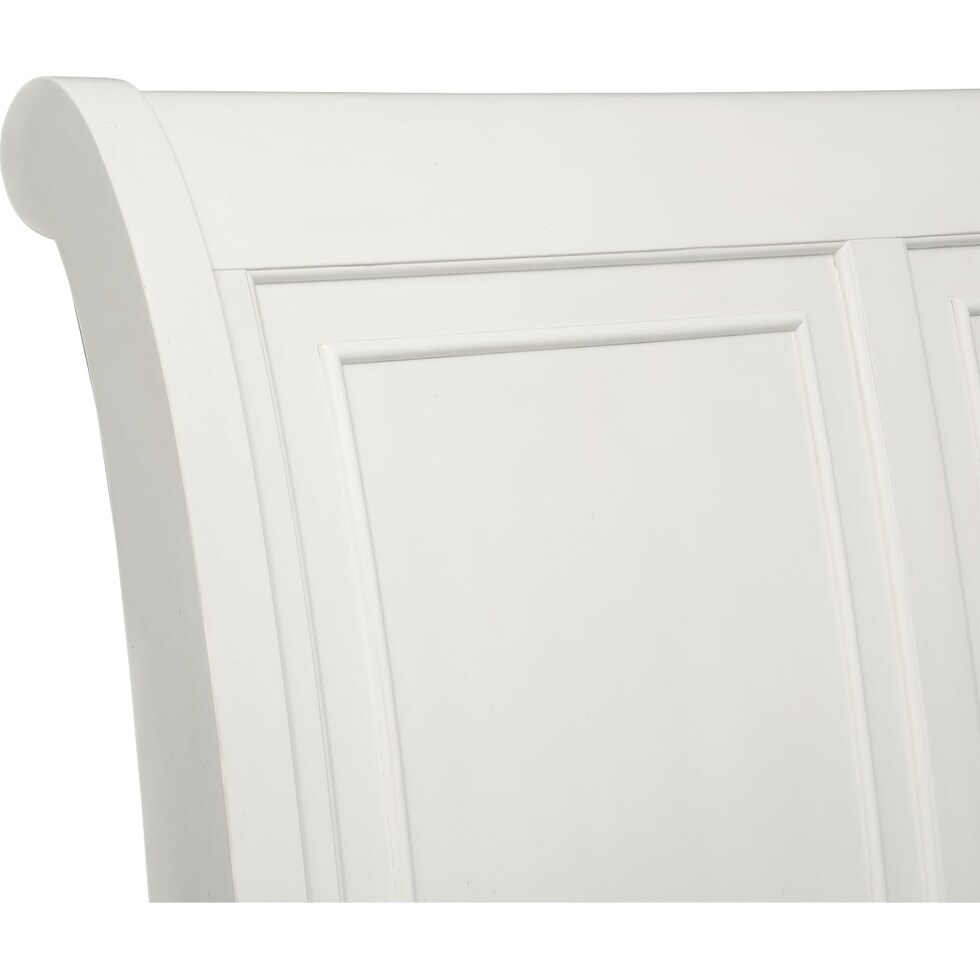 hanover youth white white full bed w storage   