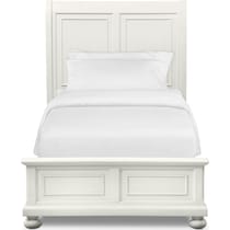 hanover youth white white full bed   