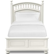 hanover youth white white full bed   