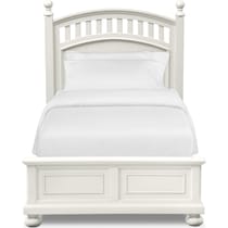 hanover youth white white twin bed   