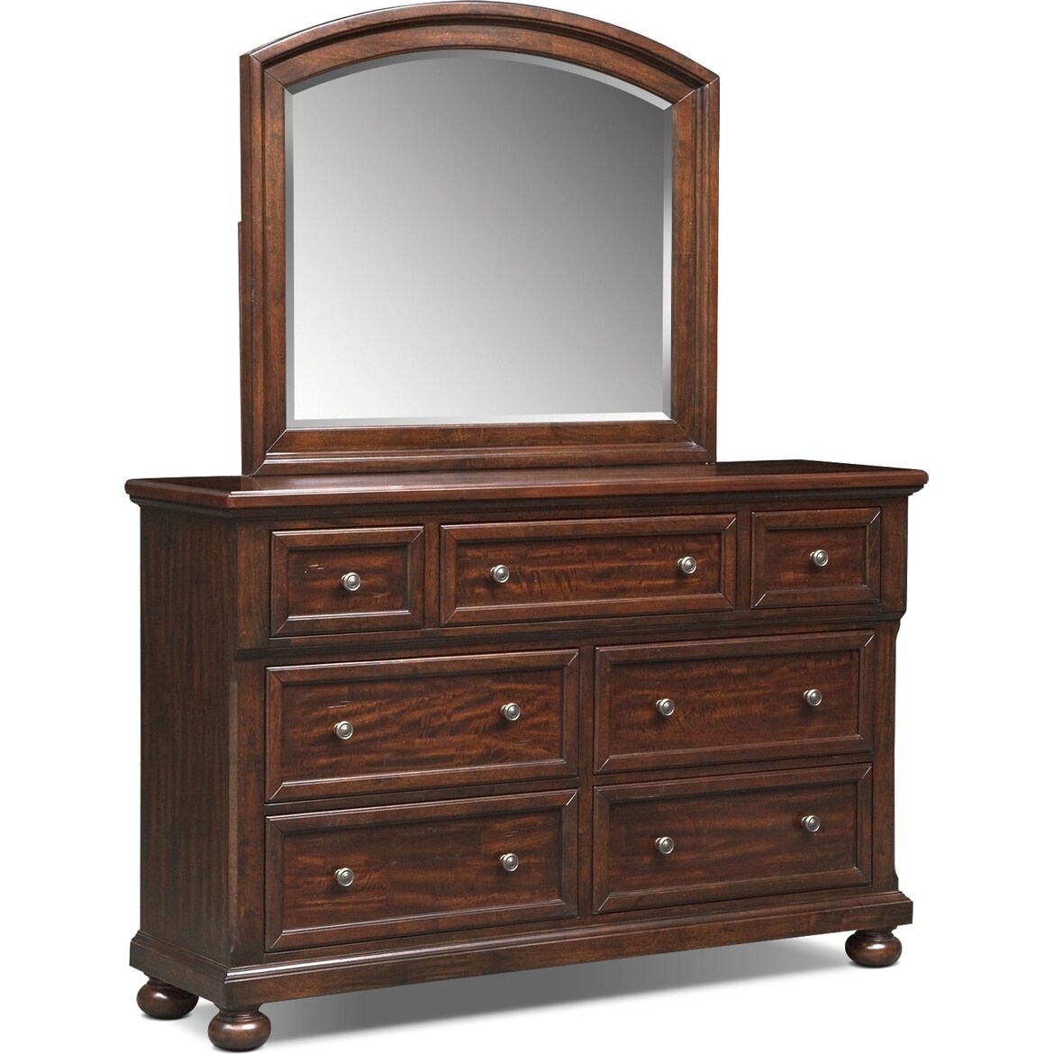 Hanover 5Piece Storage Bedroom Set with Dresser and Mirror Value