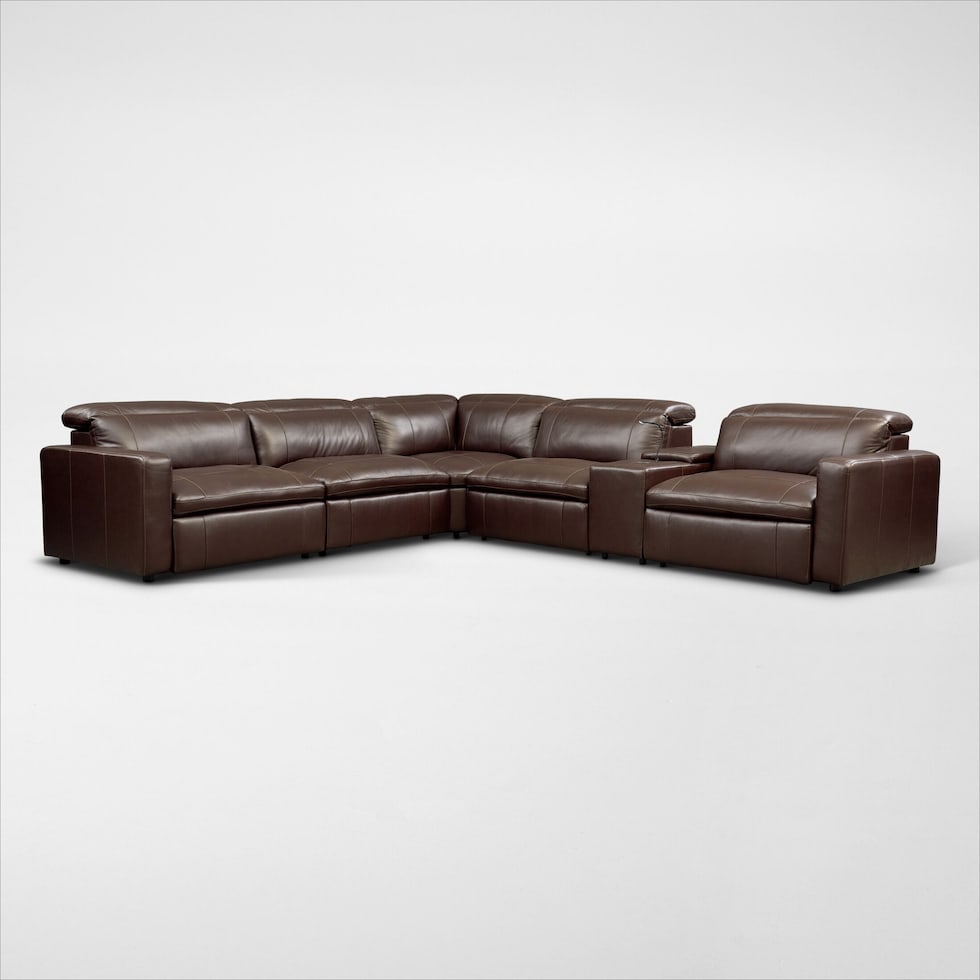 happy dark brown sectional web   