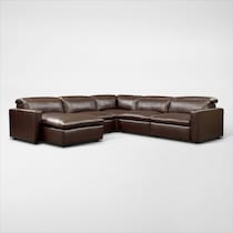happy dark brown sectional web   