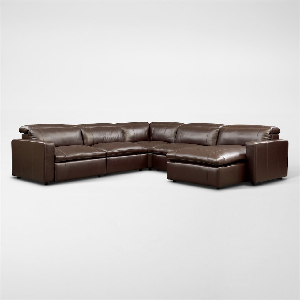 happy dark brown sectional web   