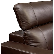 happy dark brown sofa   