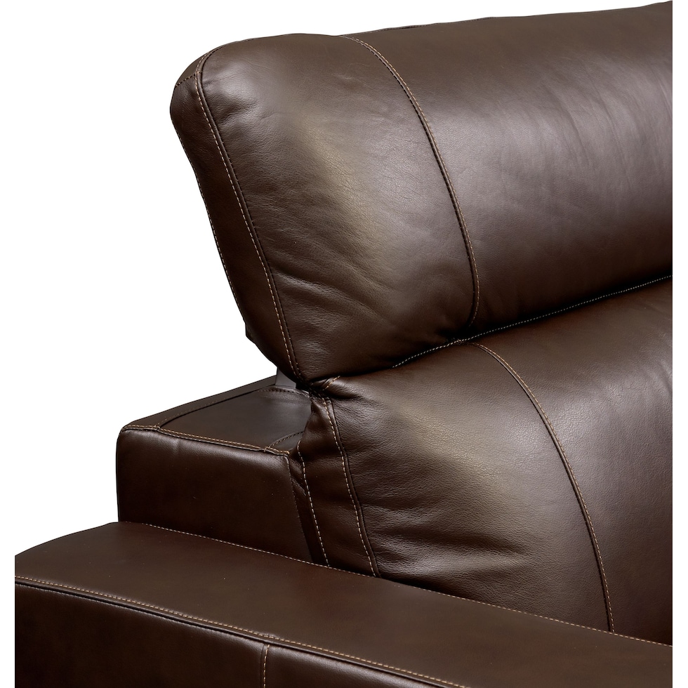 happy dark brown sofa   