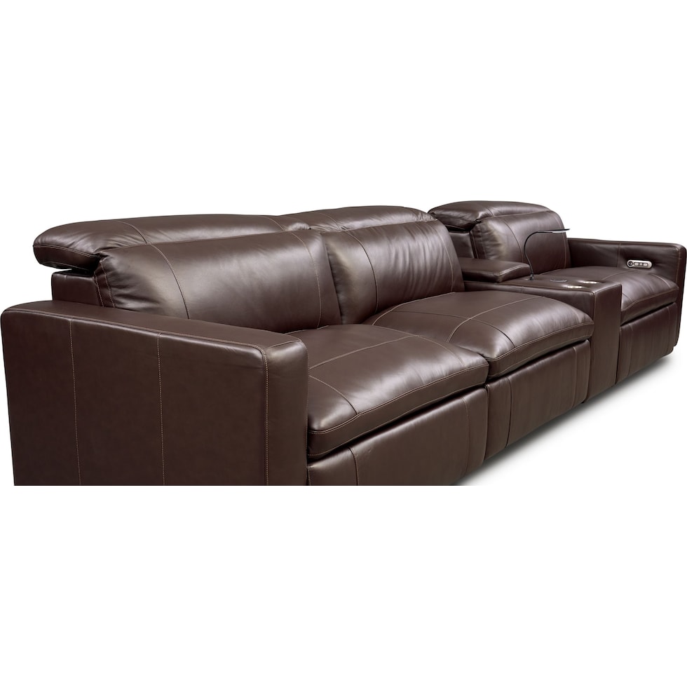 happy dark brown sofa   