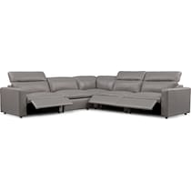 happy gray sectional   