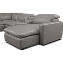 happy gray sectional   