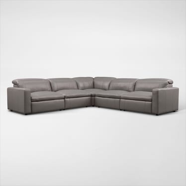 Happy Dual-Power Reclining Sectional with 3 Reclining Seats