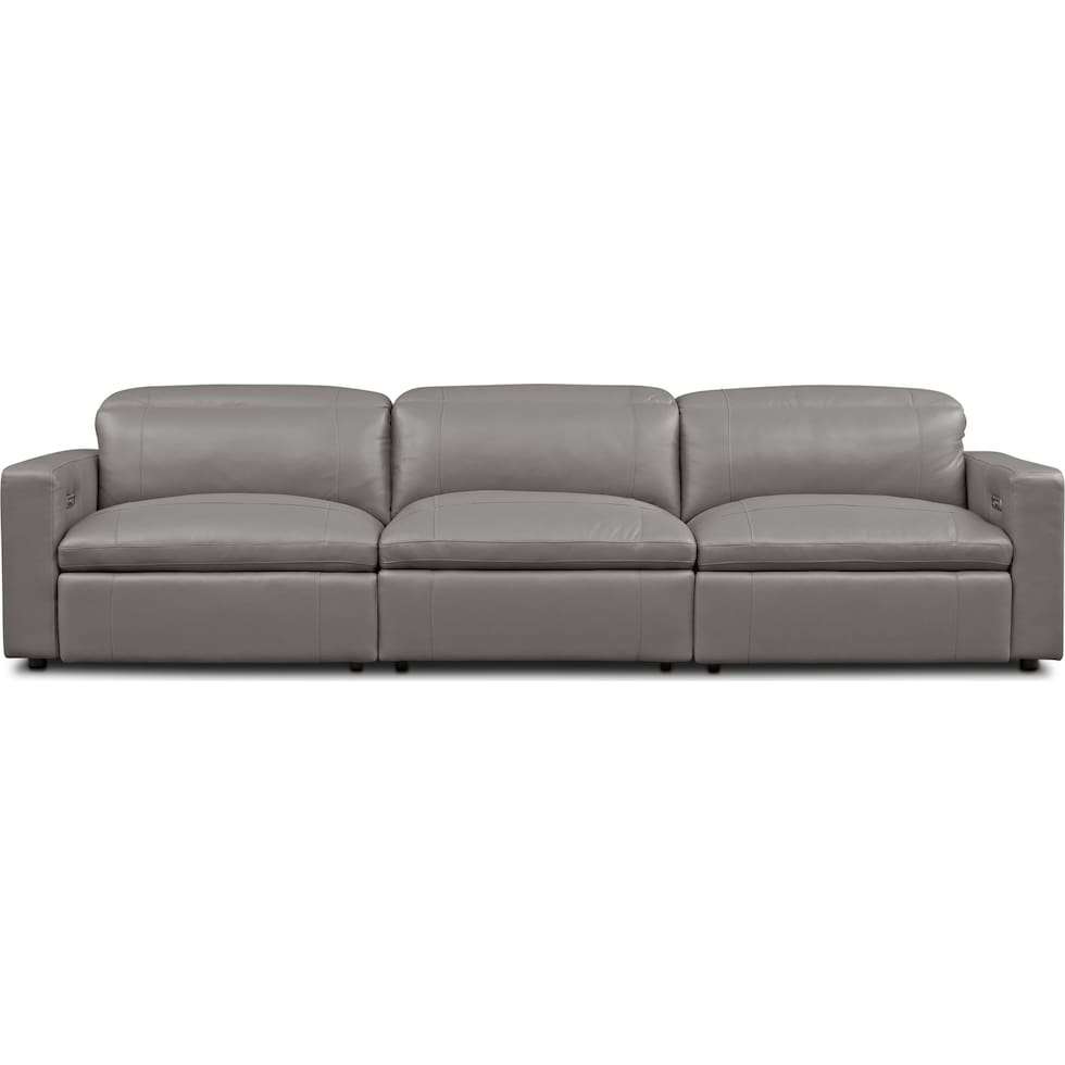 happy gray sofa   