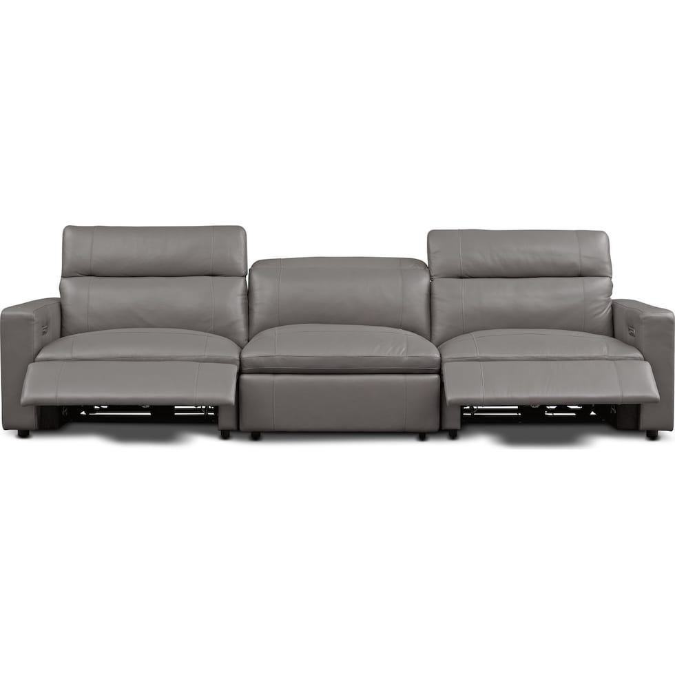 happy gray sofa   