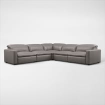 happy gray sofa   