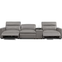 happy gray sofa   