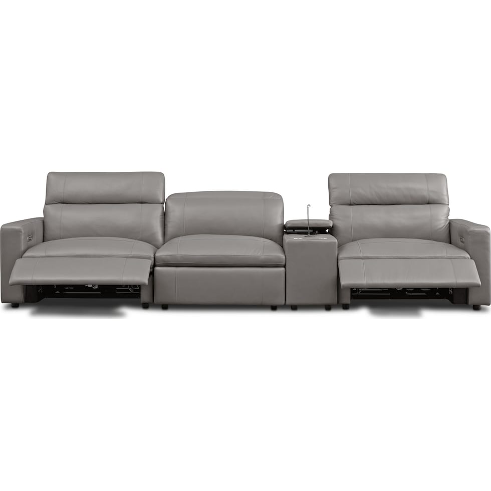 happy gray sofa   