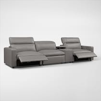 happy gray sofa   