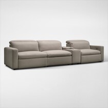happy shitake power reclining sofa   