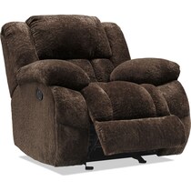 harbor park dark brown  pc manual reclining living room   