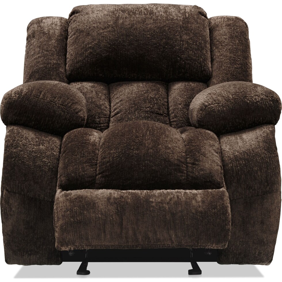 harbor park dark brown  pc manual reclining living room   