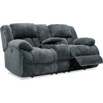harbor park gray  pc power reclining living room   