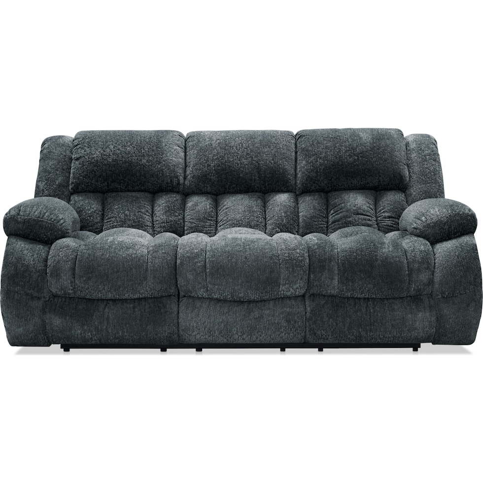 harbor park gray  pc power reclining living room   
