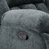 harbor park gray manual reclining loveseat   