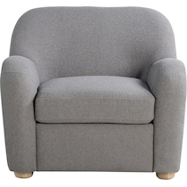 hargrove gray accent chair   